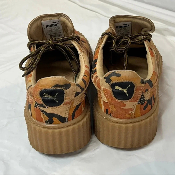 Rihanna x PUMA Creeper Orange Camo size  6.5 - Picture 2 of 13